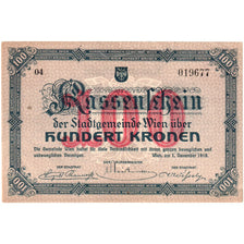 Oostenrijk, 100 Kronen, 1918-11-1, TTB