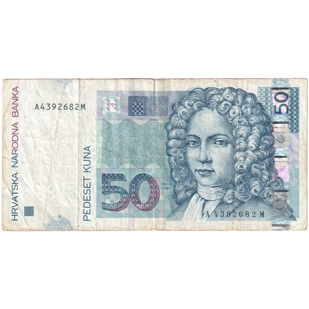 Croatia, 50 Kuna, 2002-03-07, F(12-15)