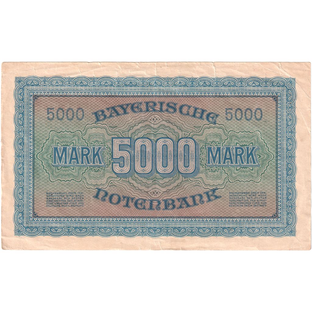 Deutschland, 5000 Mark, 1922-12-1, SS