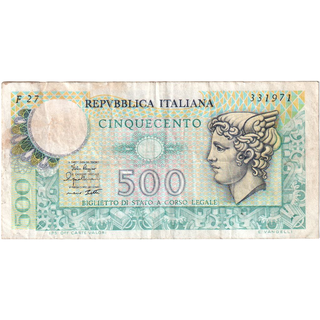 Italien, 500 Lire, S+