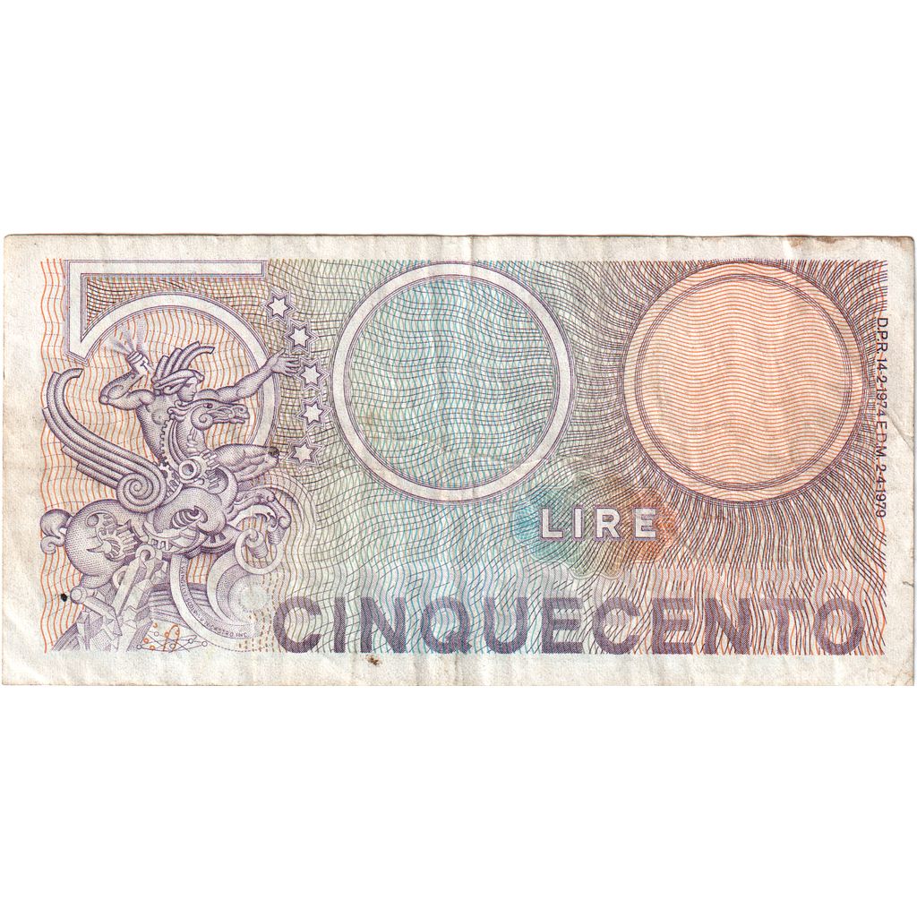 Italien, 500 Lire, S+