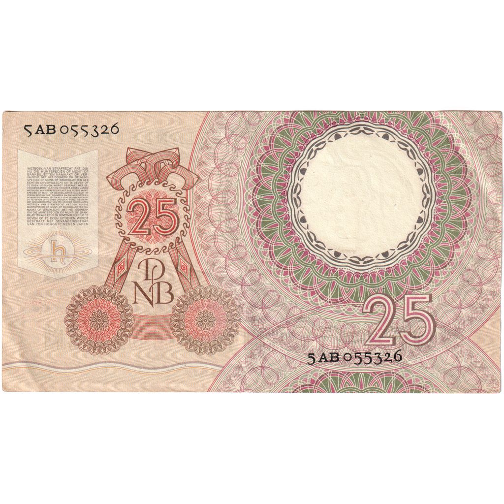 Niederlande, 25 Gulden, 1955-04-10, SS+