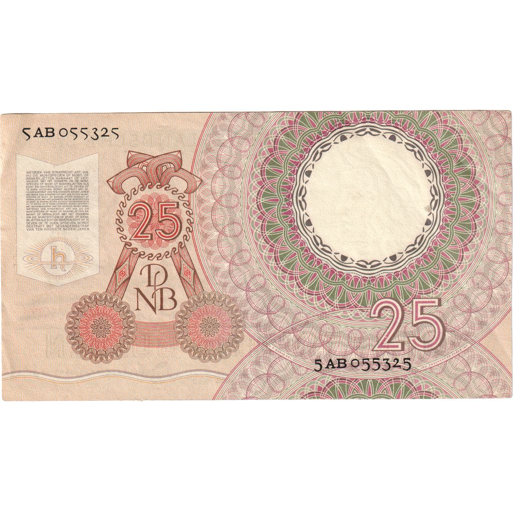 Niederlande, 25 Gulden, 1955-04-10, SS+