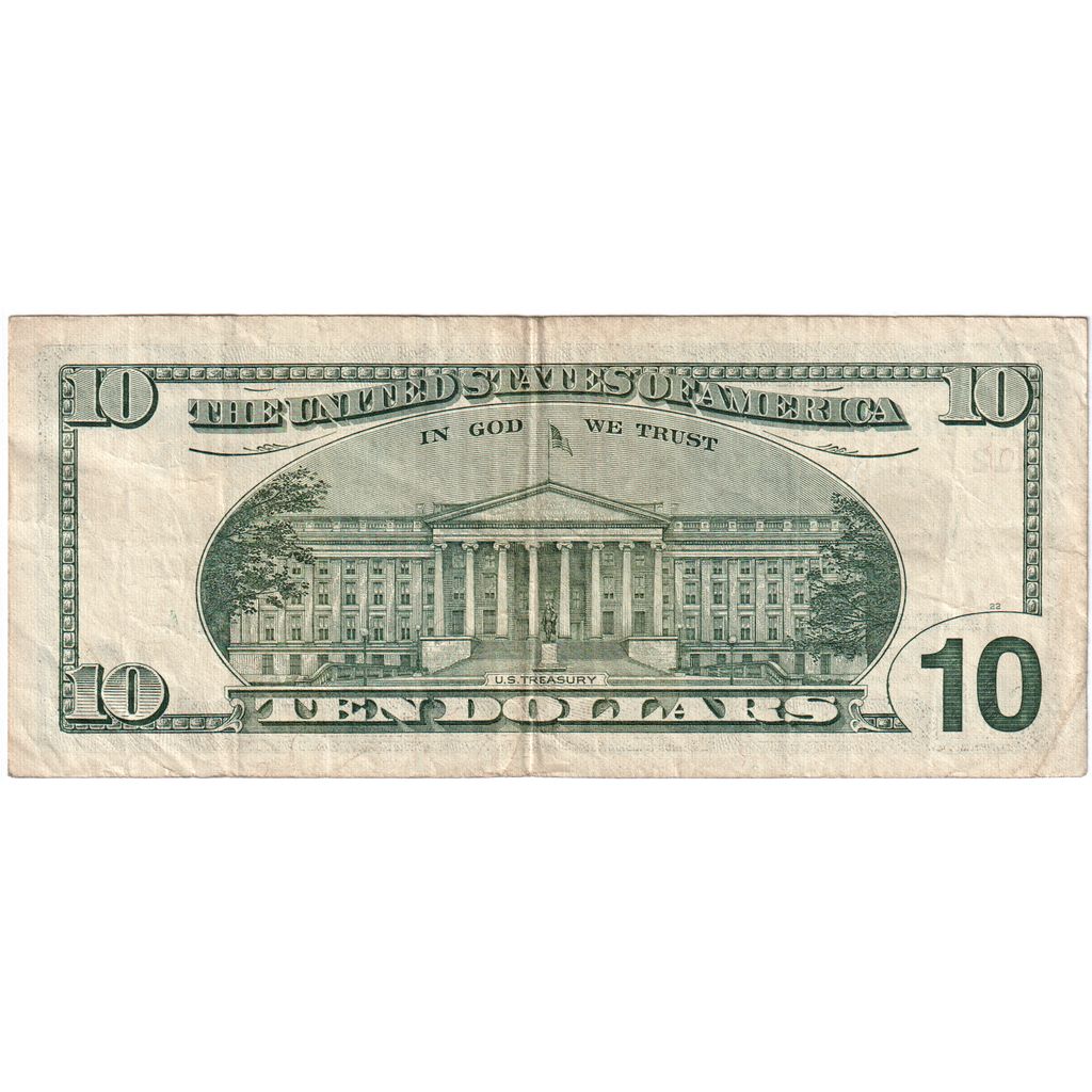 Estados Unidos, 10 Dollars, BC