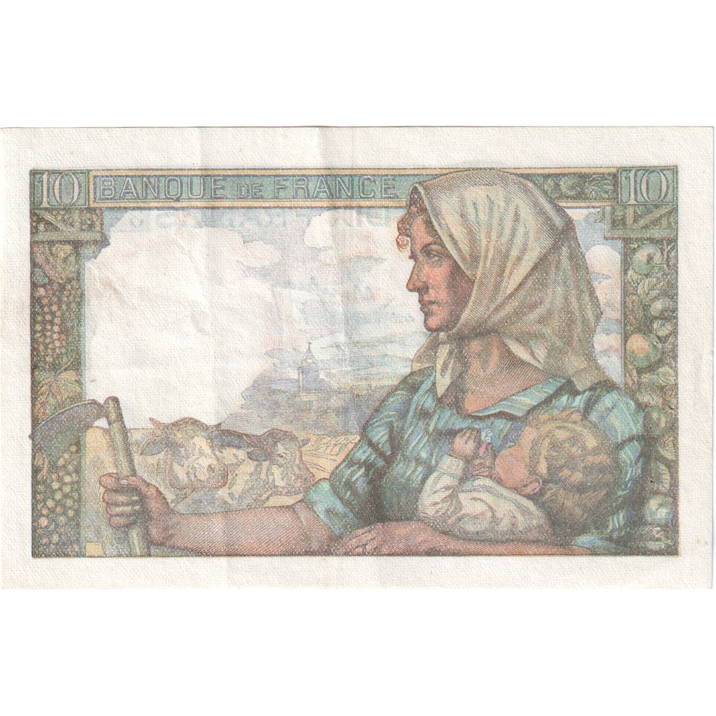 Francia, 10 Francs, 1949-04-07, Y.186 37793, BB+