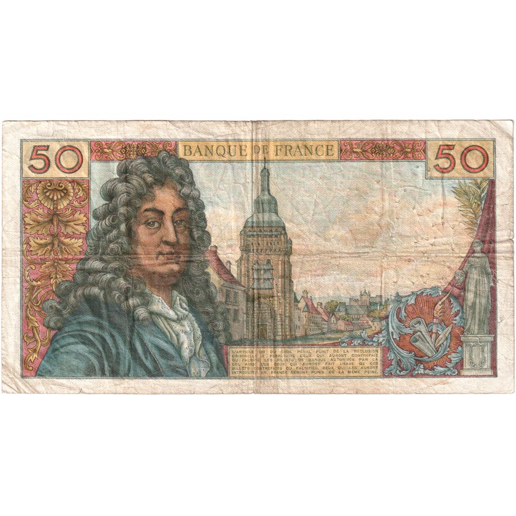 France, 50 Francs, Racine, 1970-04-02, F.163 31944, F(12-15)