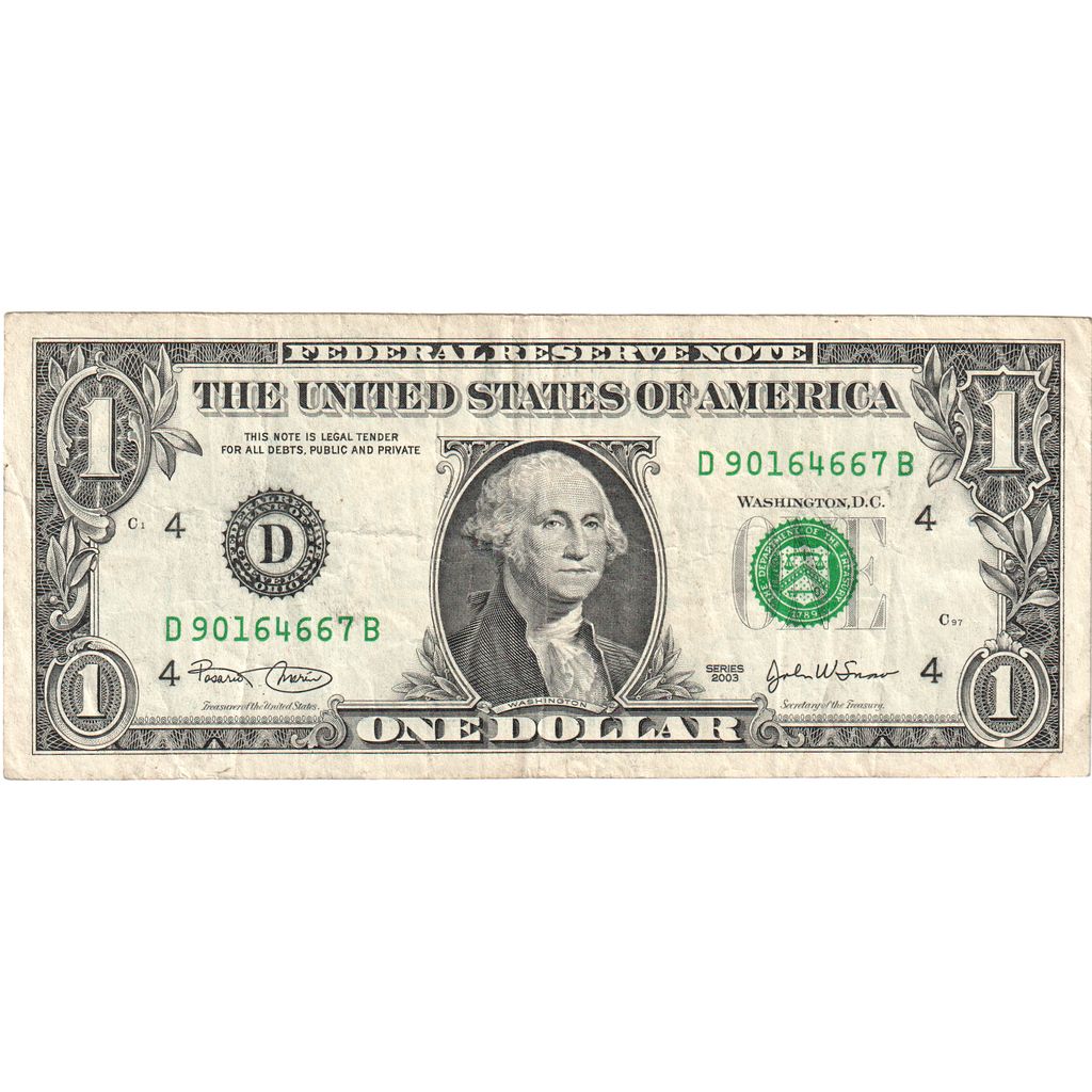 Estados Unidos, One Dollar, BC