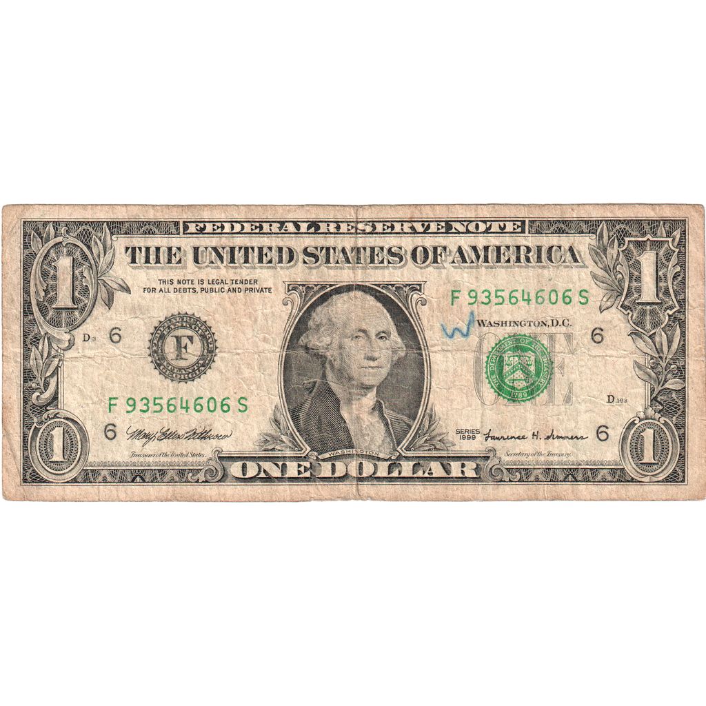 Estados Unidos, One Dollar, RC+