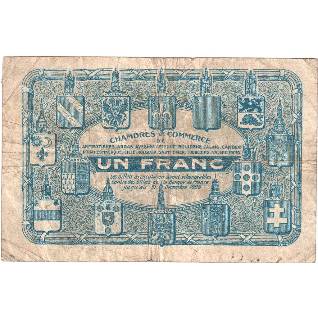 Francia, 1 Franc, BC, Pirot:94-5