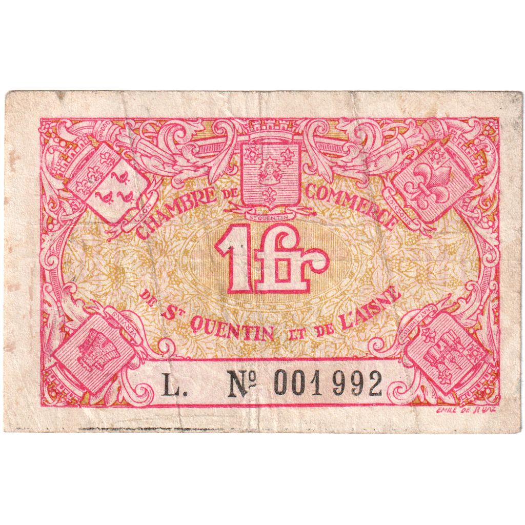 France, 1 Franc, TB, Pirot:116-3