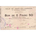 Francia, 50 Centimes, 1915-08-16, 4738, BC+, Pirot:02-531
