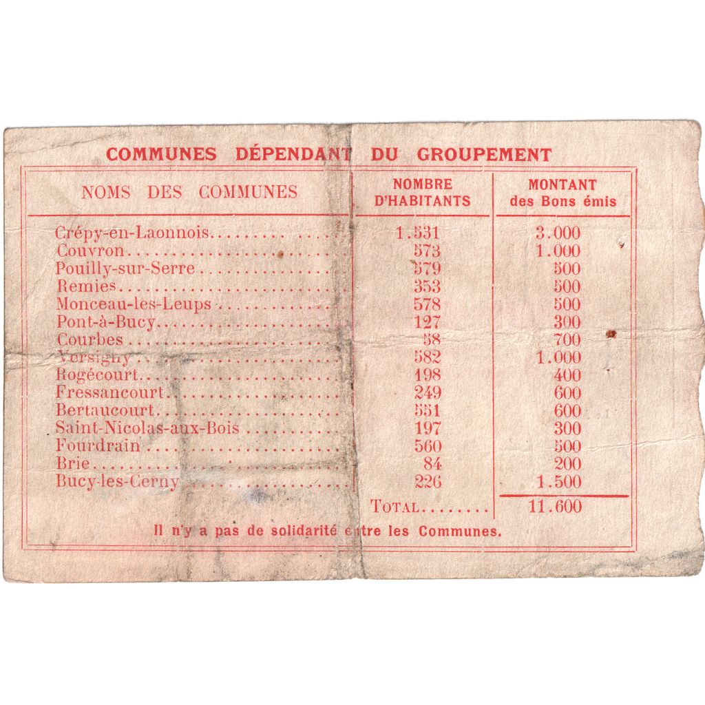Frankreich, 1 Franc, 1915-03-12, 3620, SGE+, Pirot:02-531
