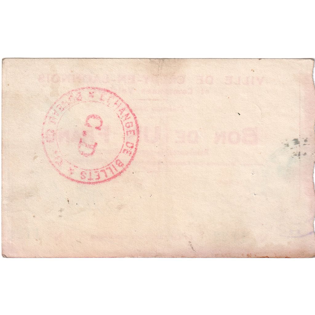 Francia, 1 Franc, 1915-03-12, 3620, RC+, Pirot:02-531