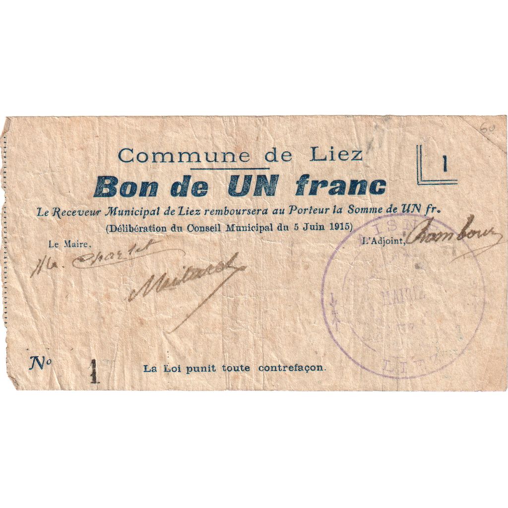 Frankreich, 25 Centimes, 1915-06-05, 71, S+, Pirot:02-531