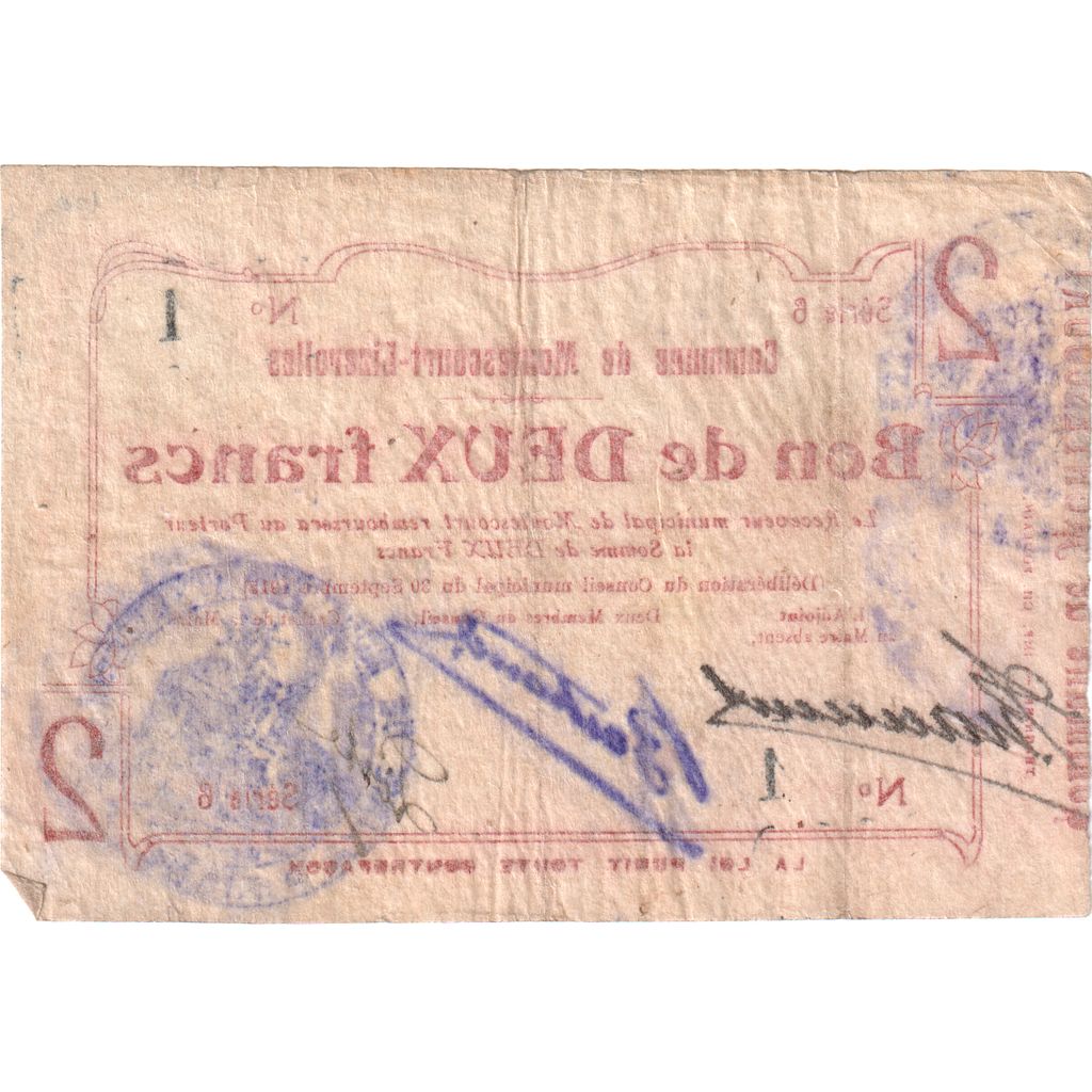 Francia, 50 Centimes, 1915-09-06, 59, BC+, Pirot:02-531