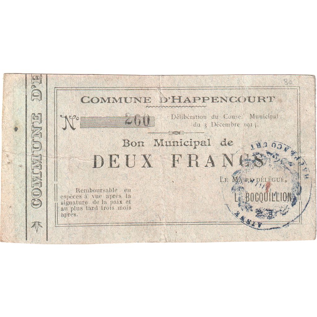 Frankreich, 50 Centimes, 1914-12-03, 184, S, Pirot:02-531