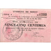 France, 25 Centimes, Dercy, 1915-05-24, VF(30-35)