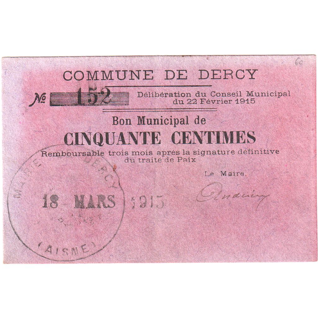 Frankreich, 10 Centimes, 1915-03-18, S+, Pirot:02-531