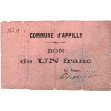 France, 1 Franc, Appilly, F(12-15)