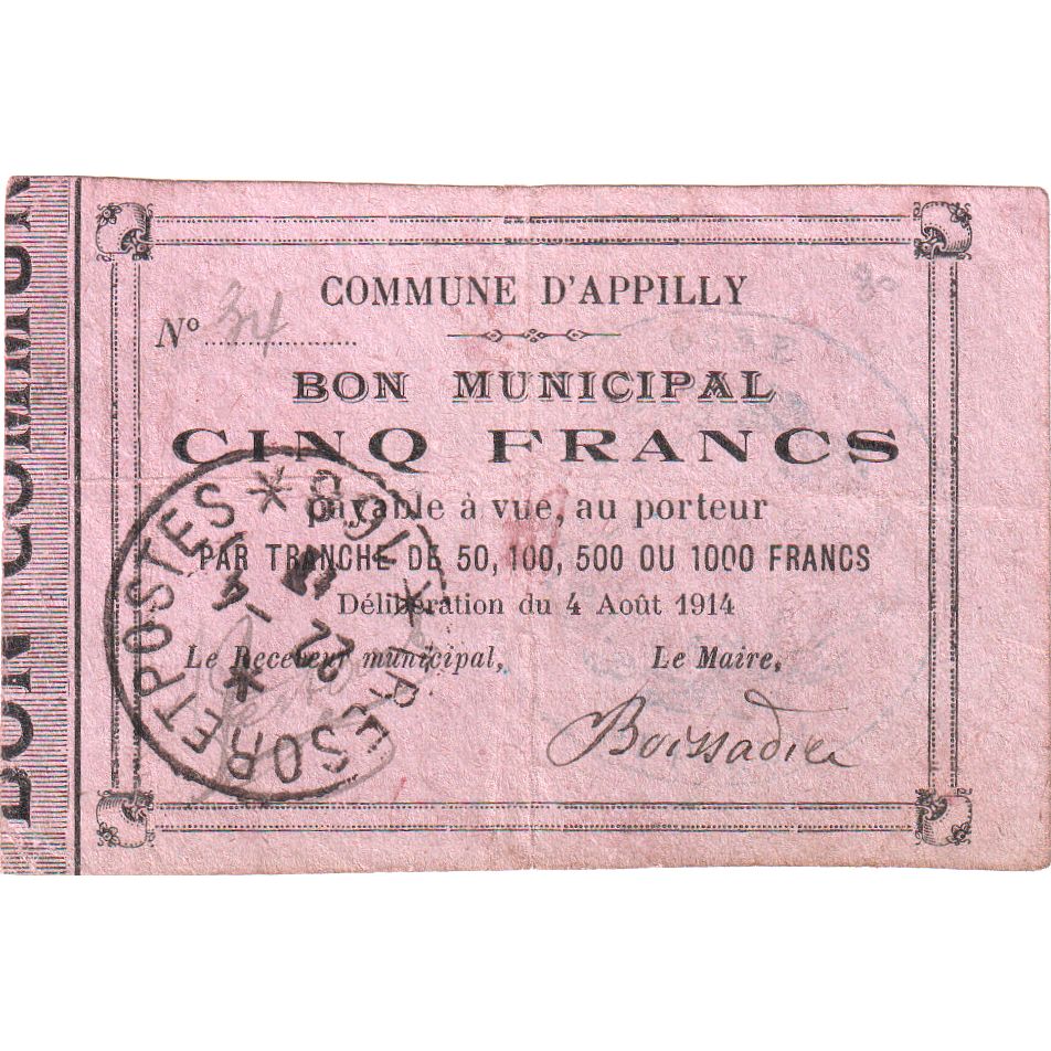 Francia, 50 Centimes, 1915-08-17, 251, BC+
