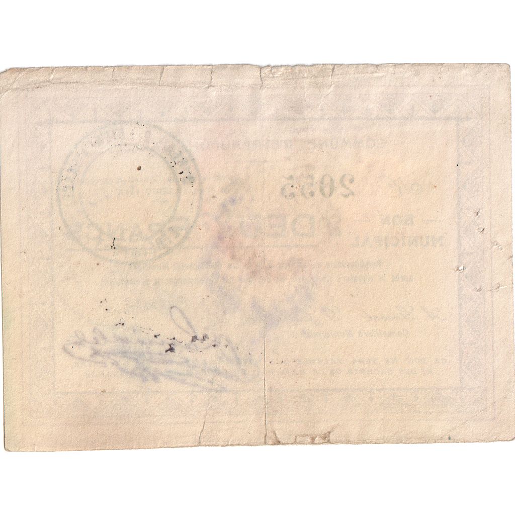 Frankreich, 50 Centimes, 1915-08-13, 8543, S, Pirot:02-1309