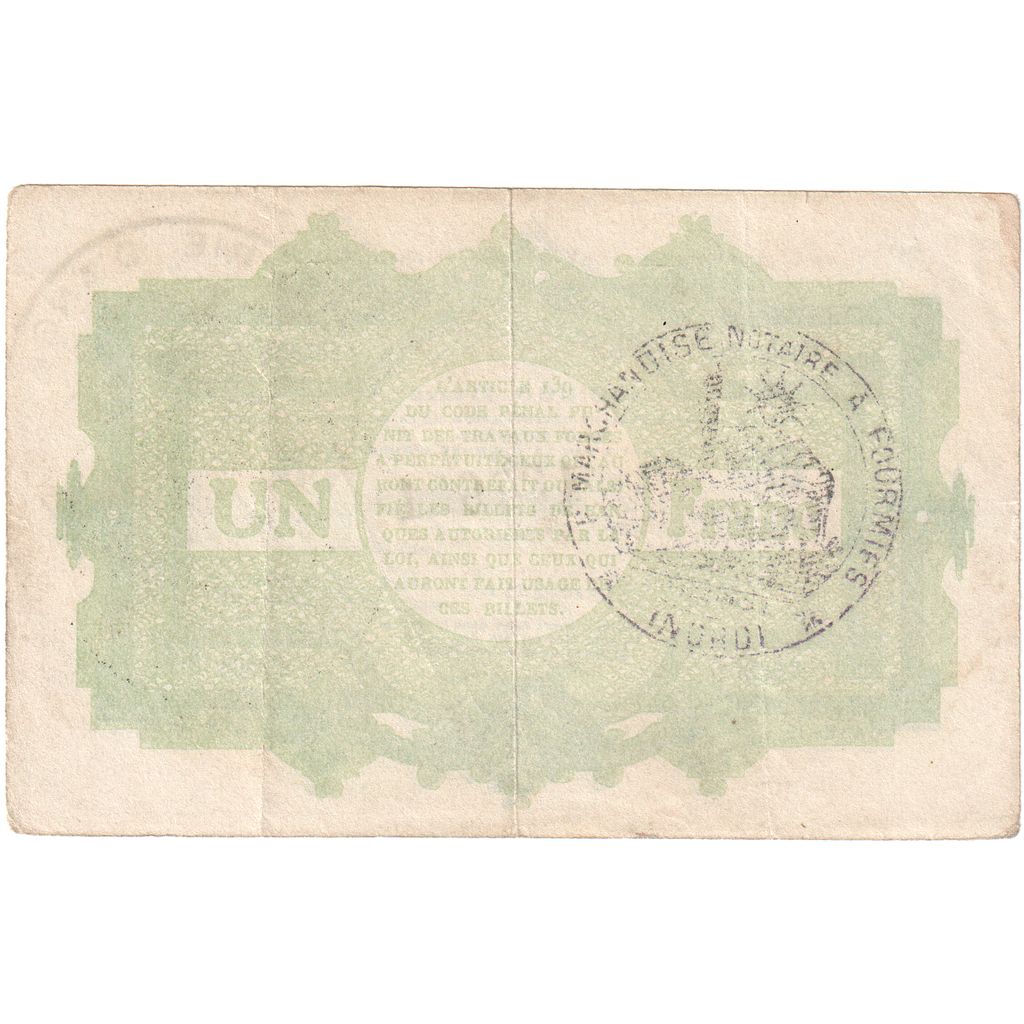 Frankrijk, Anor, 1 Franc, 1915, TTB, Pirot:59-86