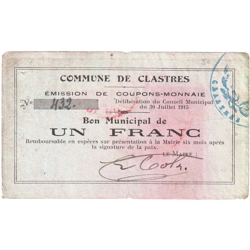 Frankreich, 25 Centimes, 1915-07-30, 1942, S, Pirot:02-1309