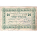 France, 20 Francs, 1915-08-25, 260, TB, Pirot:02-1309