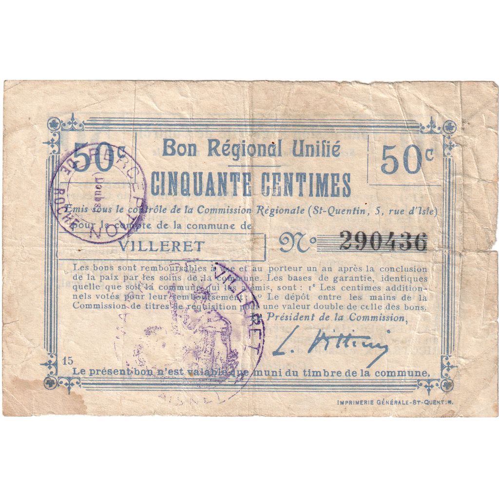Francia, 50 Centimes, 290436, BC, Pirot:02-2404