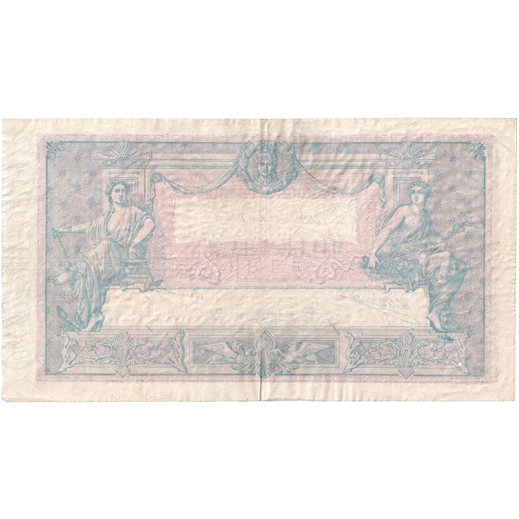 Frankreich, 1000 Francs, Bleu et Rose, 1926-08-28, Q.2695, SS