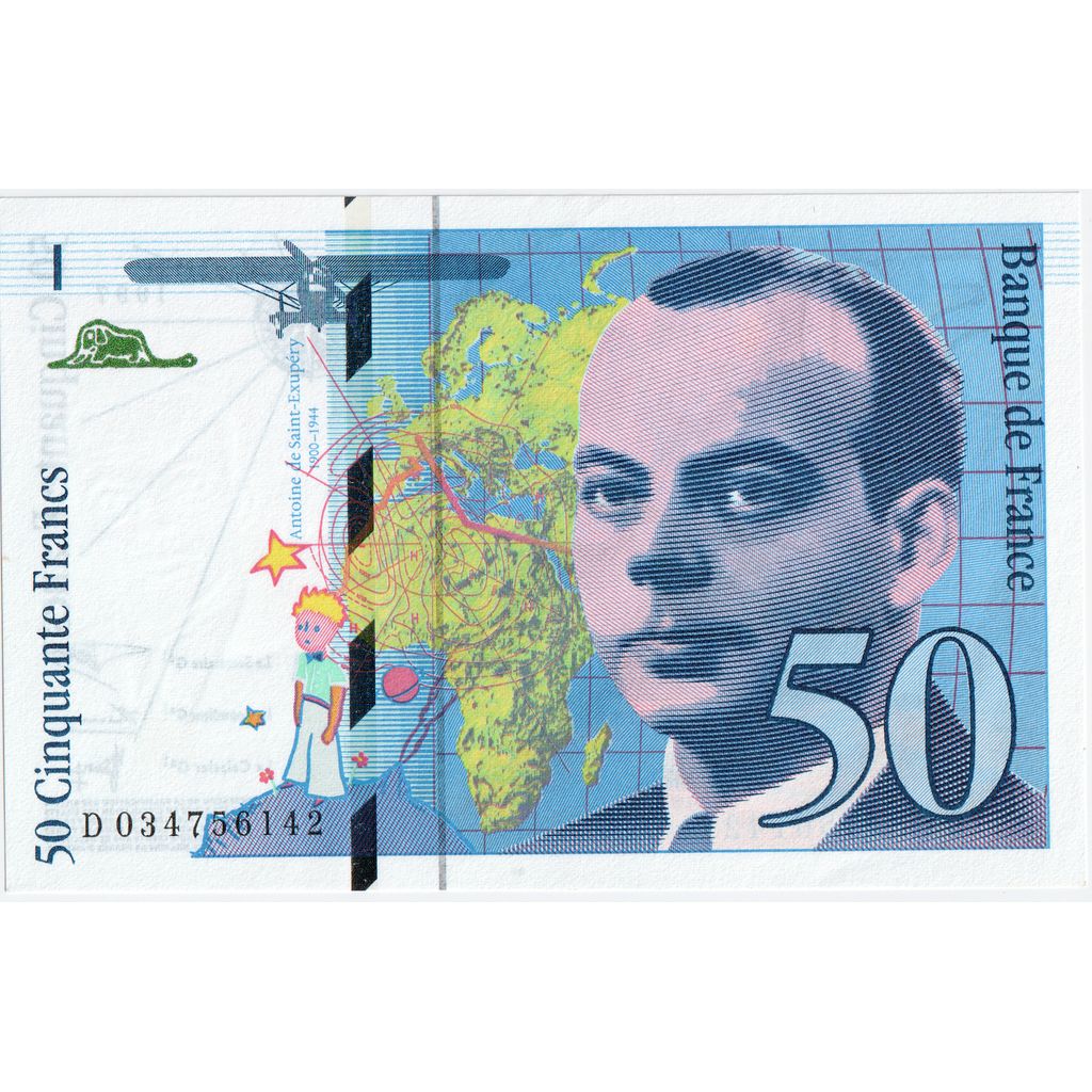 France, 50 Francs, St Exupéry, 1997, D034756142, NEUF