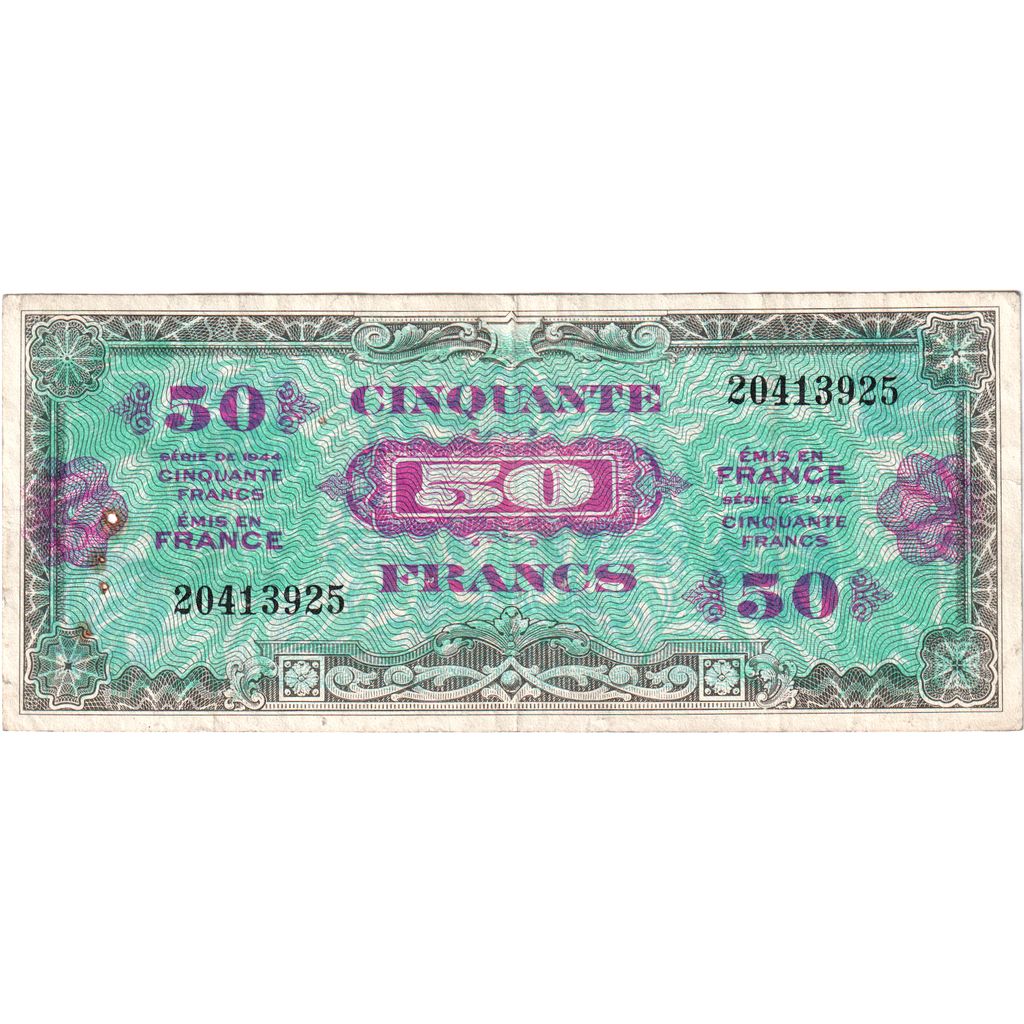 France, 50 Francs, Drapeau/France, 20413925, TTB