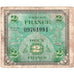 France, 2 Francs, Drapeau/France, SÉRIE 1944, B