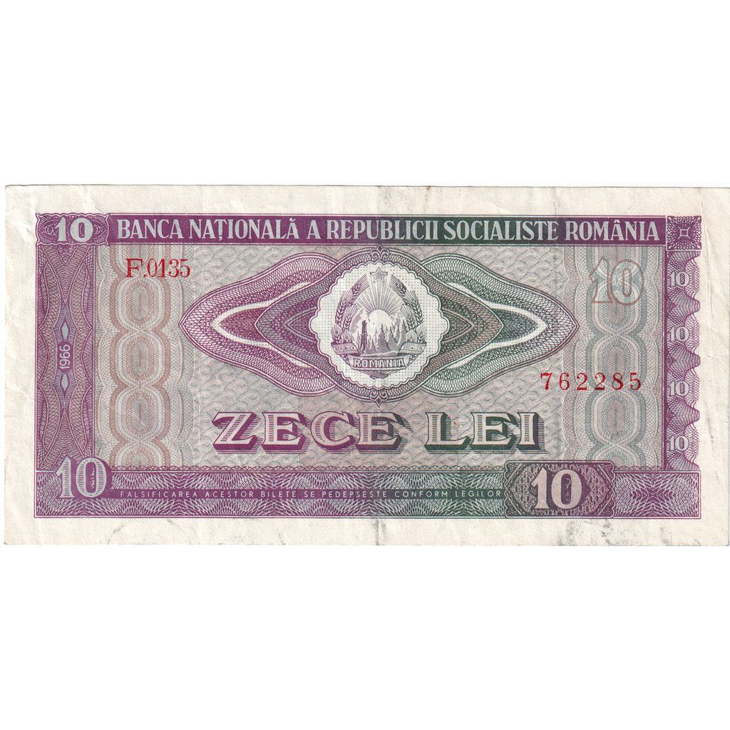 Roemenië, 10 Lei, TB