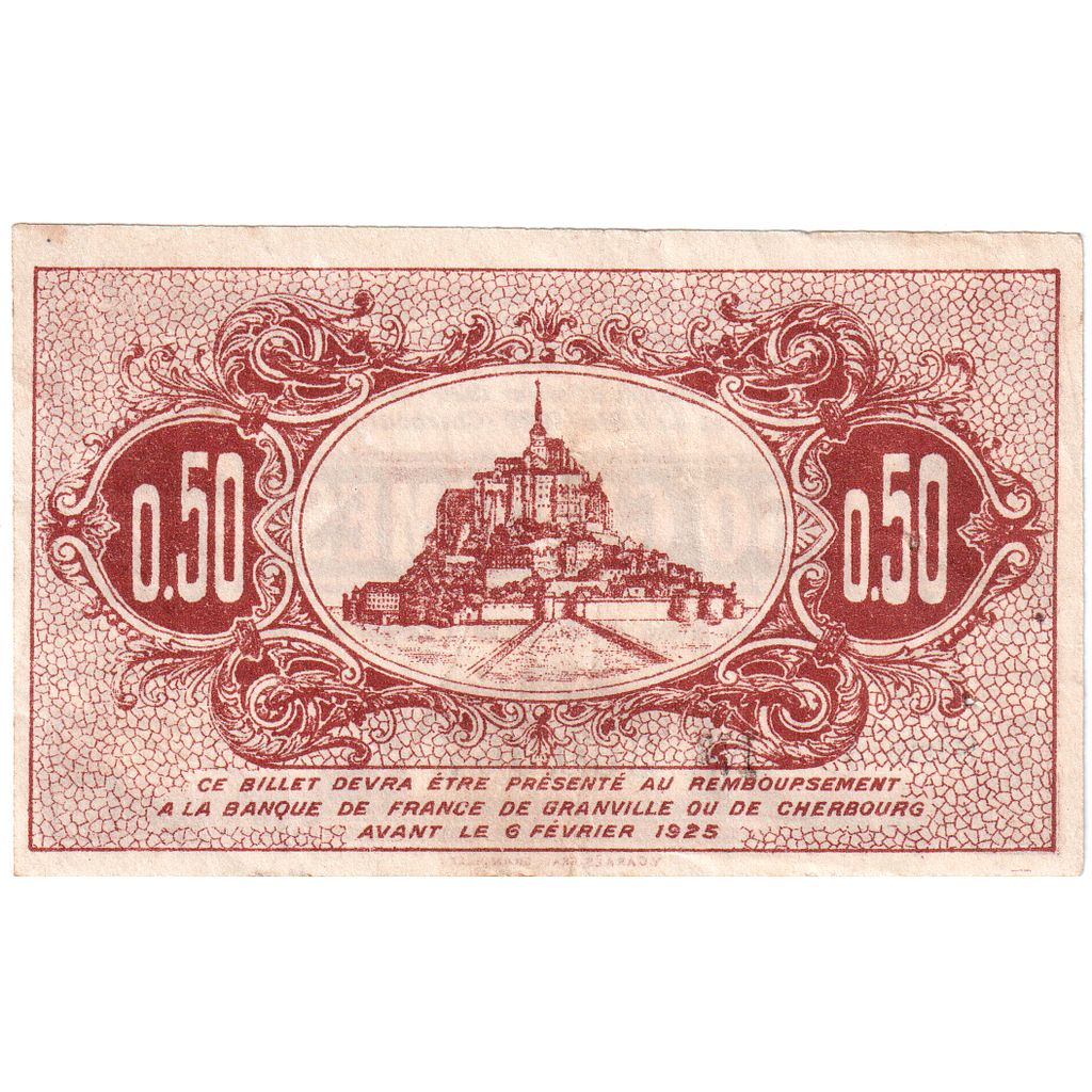 Frankreich, 50 Centimes, 1920-05-07, Serie A 144,263, S+, Pirot:61-1