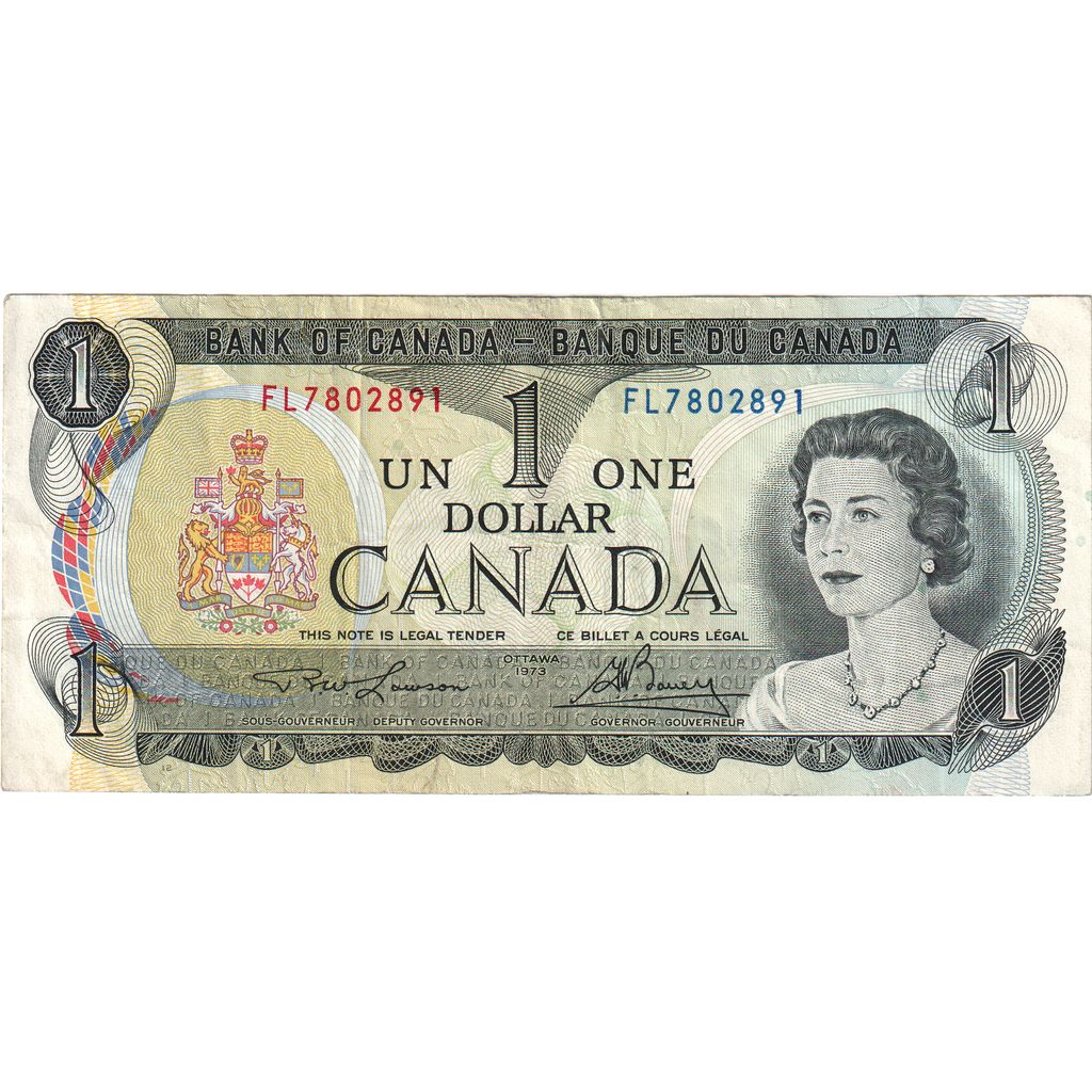 Canada, 1 Dollar, EF(40-45)