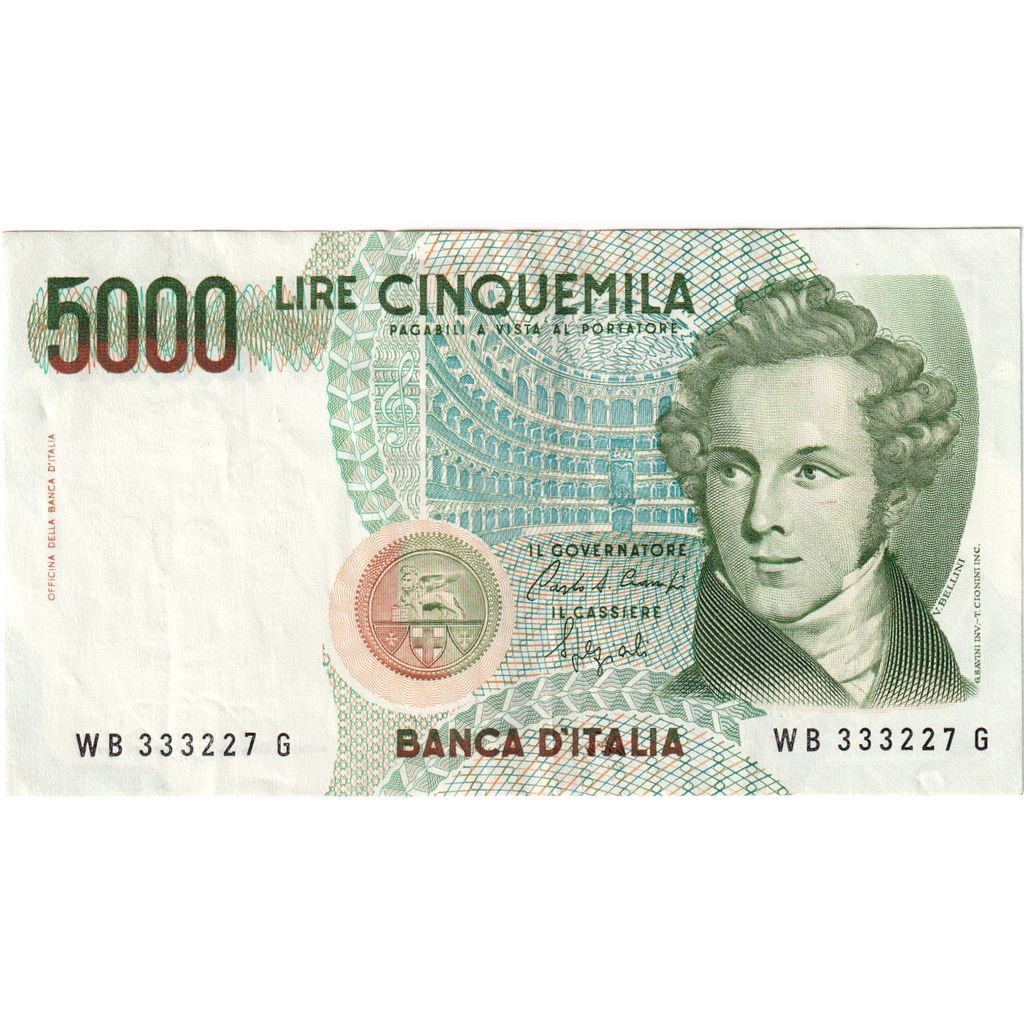 Italien, 5000 Lire, 1985-01-04, UNZ