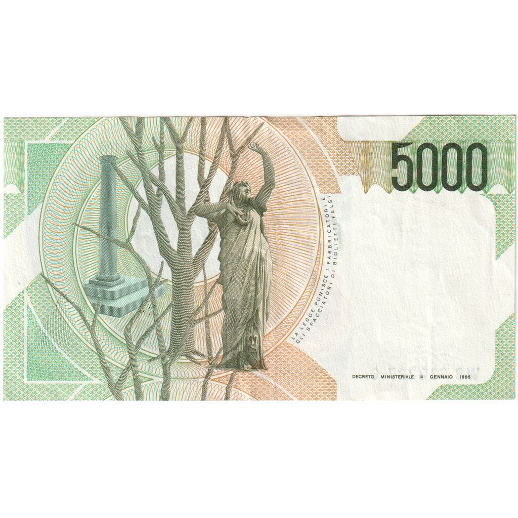 Italien, 5000 Lire, 1985-01-04, UNZ