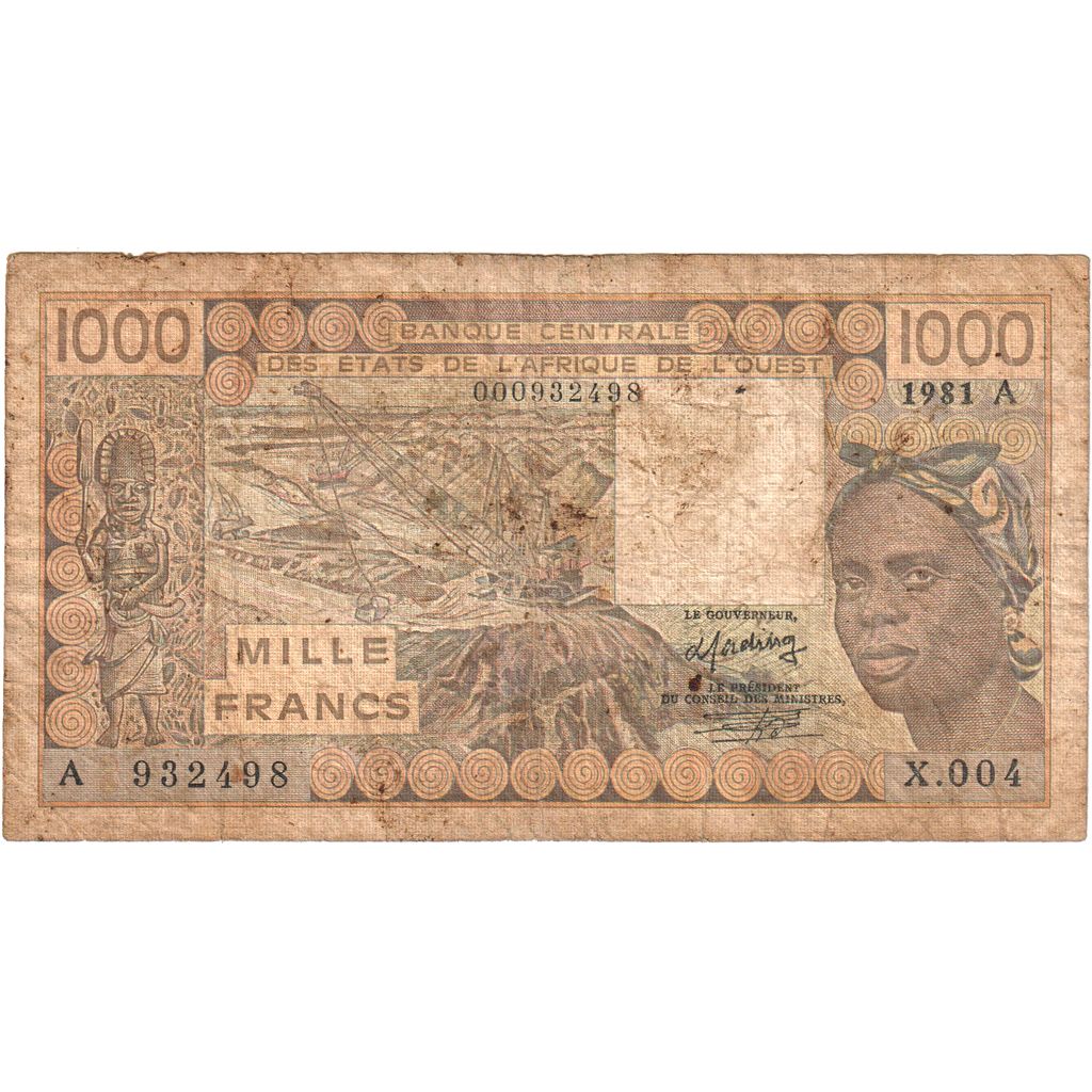 West African States, 1000 Francs, SGE+