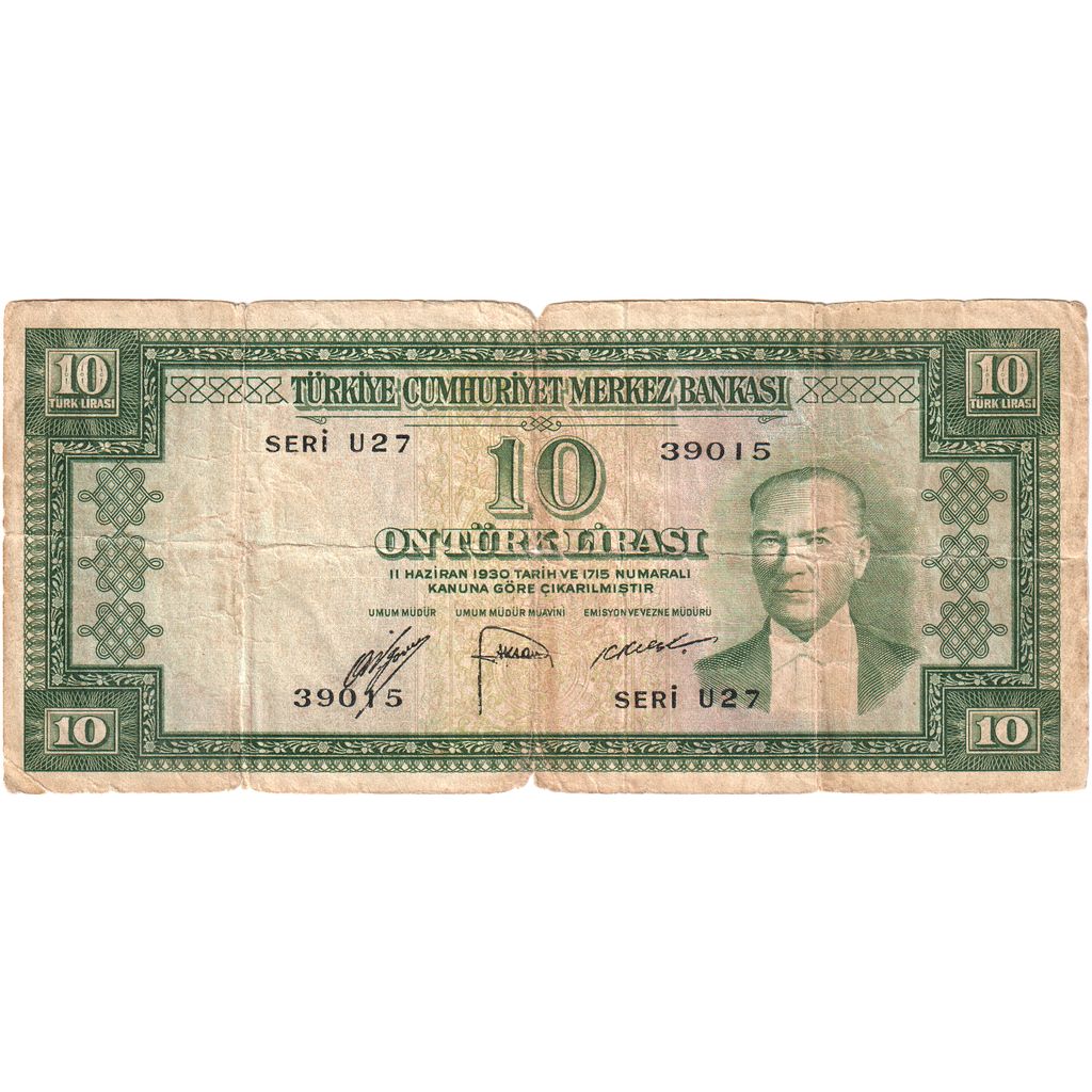 Turquía, 10 Lira, RC