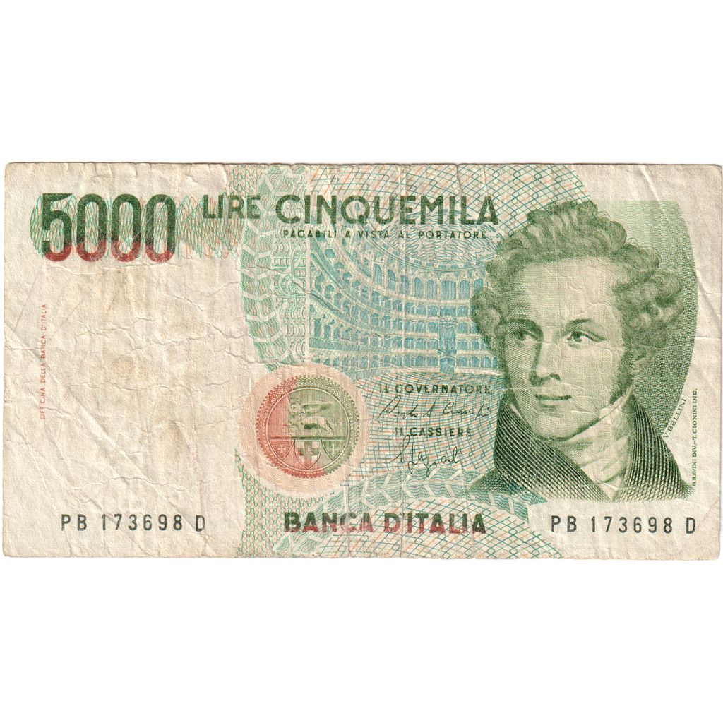 Italien, 5000 Lire, 1985-01-04, SGE+