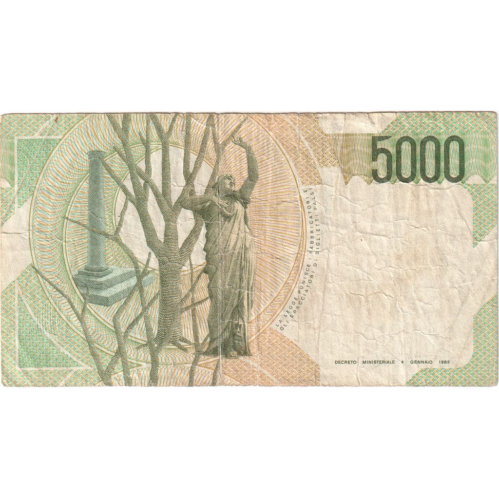 Italien, 5000 Lire, 1985-01-04, SGE+