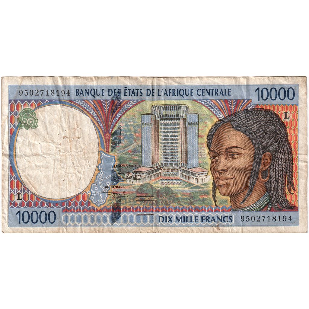 Zentralafrikanische Staaten, 10,000 Francs, SGE