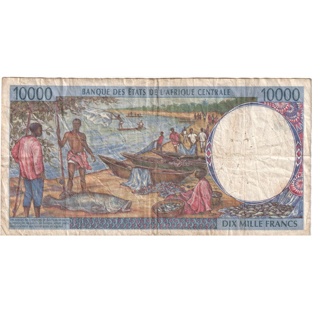 Zentralafrikanische Staaten, 10,000 Francs, SGE