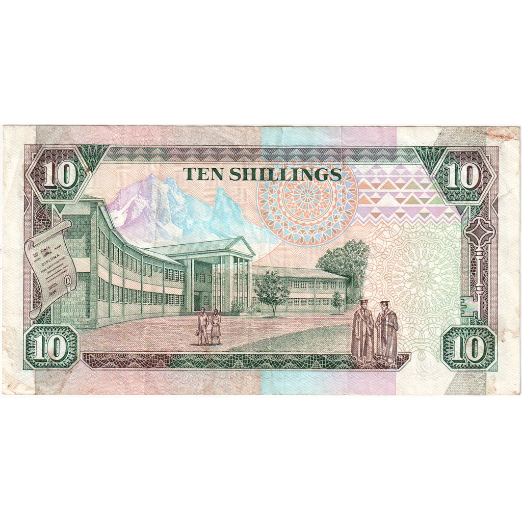 Kenya, 10 Shillings, 1989-10-14, TTB