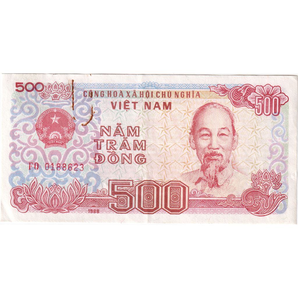 Vietnam, 500 Dông, EF(40-45)