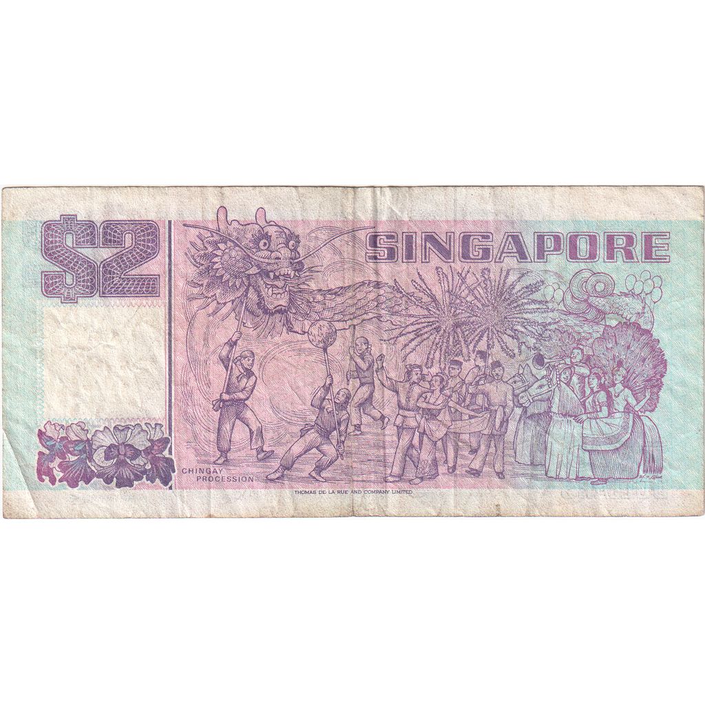 Singapur, 2 Dollars, RC+