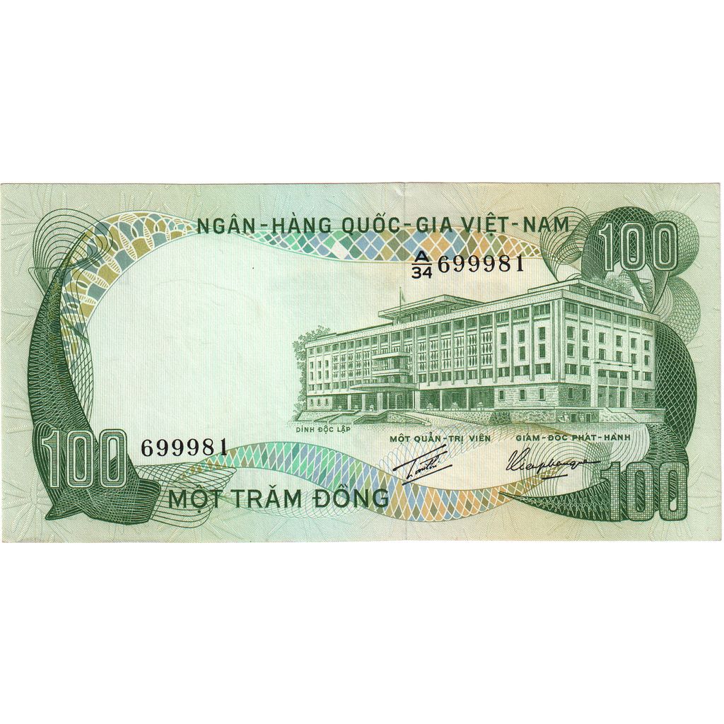 Południowy Wiet Nam, 100 Dông, VF(30-35)