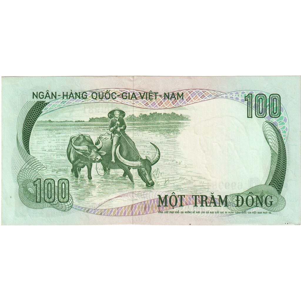 Południowy Wiet Nam, 100 Dông, VF(30-35)