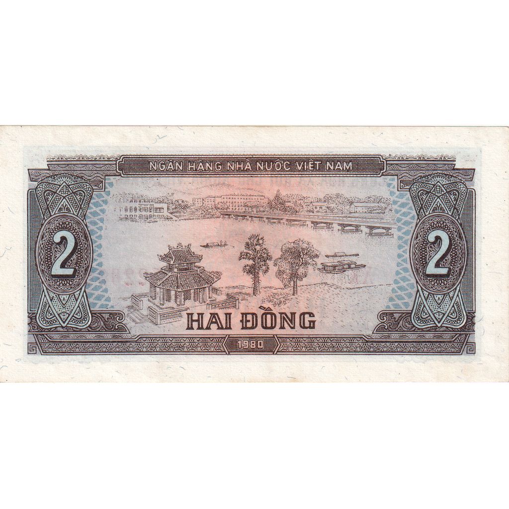 Vietnam, 2 Dông, 1980, EF(40-45)